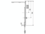 Movimento angolare Artech parte superiore 125x125 mm  LBB 362-1204 HBB 440-2510 N1 | AGB - immagine 2
